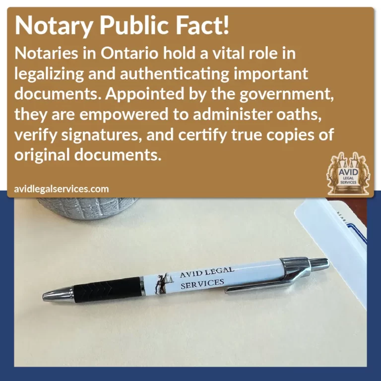 a pen that says AVID Legal Services on it sitting on a file folder